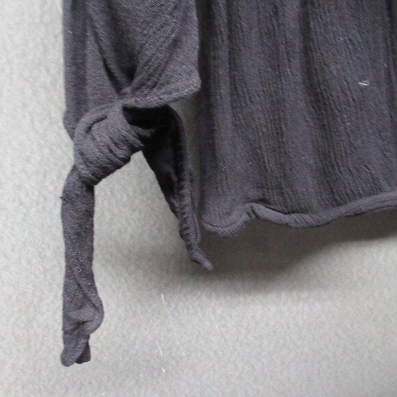 Embroidered Wrap Shirt - Picture 4 of 8